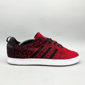 Adidas Mens 11.5 Adicross Primeknit Golf Shoes Red‎ Black Spikeless Sneakers